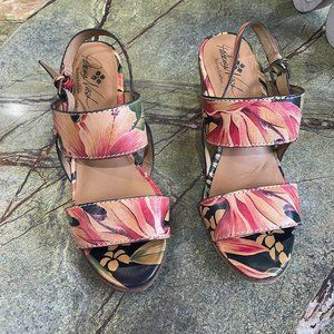 Patricia Nash Romana Block Heel Sandals size 8.5